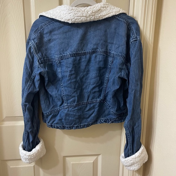 Splendid Jean/Fur Jacket - Picture 2 of 3